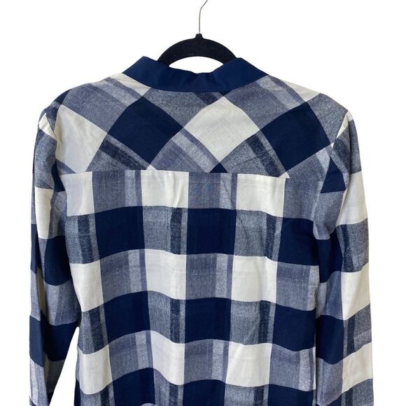 BCBGeneration Plaid Button Front Dress Sz M - Picture 6 of 10